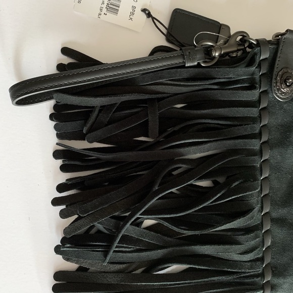 Coach Turnlock Wristlet 30 Black/ Black Copper - Picture 2 of 4